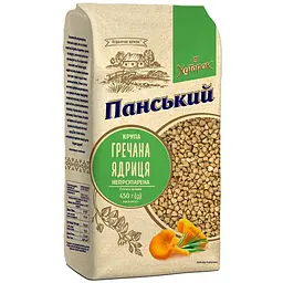 Уцінка. Гречана крупа Хуторок Панський непропарена 450 г