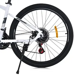 Велосипед SKD75 MTB 2605-2, 26 дюймів, сталева рама 16 Sunrun 24SP білий - мініатюра 9