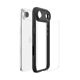 Чехол Spigen Ultra Hybrid для iPhone 17 Air Matte Black (ACS10310) + защитное стекло - мініатюра 6