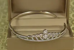 Браслет бенгл Xuping Jewelry Діадема від 17 см до 19 см сріблястий - мініатюра 2