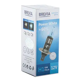 Галогенова лампа Brevia H1 12V 55W P14,5s Power White +60% 4300K CP(12010PWC)