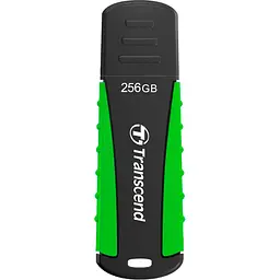 Накопичувач SSD Transcend 256GB JetFlash 810 Rugged Black/Green (TS256GJF810) (FFUFTR02133) - мініатюра 1