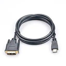 Кабель Prologix Premium HDMI - DVI V 1.3 (M/M), Single Link, 18+1, 0.5 м, Black (PR-HDMI-DVI-P-01-30-05m) - мініатюра 3