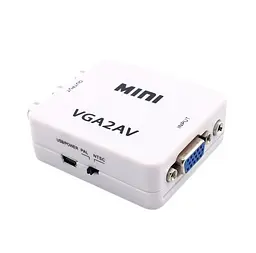 Конвертор-перехідник з VGA в RCA / AV (VGA2AV)