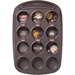 Форма для випікання маффінів Pyrex Asimetria, 39х25х3,5 см (6236591)