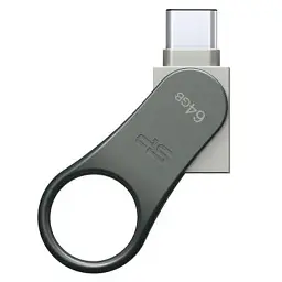 USB флеш накопичувач Silicon Power 64GB Mobile C80 Silver USB 3.2 (SP064GBUC3C80V1S) - мініатюра 4