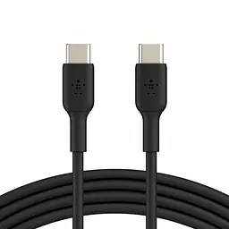 Кабель Belkin USB-C > USB-C заряджання/синхронізації 1м, 60Вт, Type-C, PVC, чорний teh0013663 - мініатюра 2