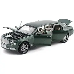 Колекційна металева модель седана АвтоЕксперт Bentley Mulsanne з інерцією, світлом та звуком 1:24 - мініатюра 8