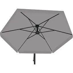 Садова парасоля GardenLine GAO5316 Banana з LED підсвіткою Gray [144793] - мініатюра 6