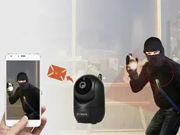 Поворотна Wi-Fi камера Inqmega 1080P PTZ для дому та вулиці - мініатюра 3