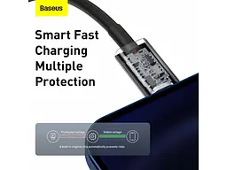 Кабель Baseus Superior Series Fast Charging USB-C to Lightning 20W 2m Black (CATLYS-C01) [75257] - мініатюра 5