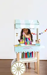 Ігровий набір Le Toy Van Візок із морозивом, бірюзовий (TV327) - мініатюра 4