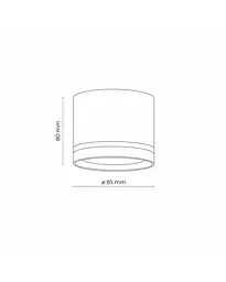Точковий світильник TK Lighting 4334 Jet GU10 1x10W IP20 Wh - мініатюра 2