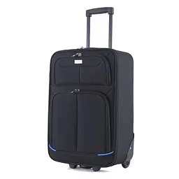 Валіза Semi Line 20" (S) Black/Blue Lines (T5753-1)