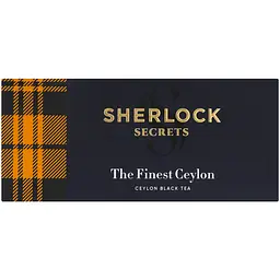 Чай чорний Sherlock Secrets Finest Ceylon 44 г (22 шт x 2 г) - мініатюра 2