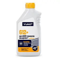 Антифриз YUKO-40 Super G12+ жовтий 1л 4823110403747 - мініатюра 1