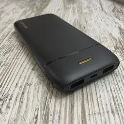 Зовнішній акумулятор Power bank LENYES PX167 10000 mAh компактний універсальний на 2 входи Чорний - мініатюра 3