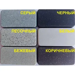 Кухонна мийка із штучного каменю прямокутна WiZ № 15 780х500 (Чорна) - мініатюра 3
