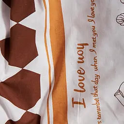 Комплект постільної білизни Moon&Star Бязь Gold Люкс Heart Patch євро 200х220 наволочки 2х40х60 - мініатюра 8