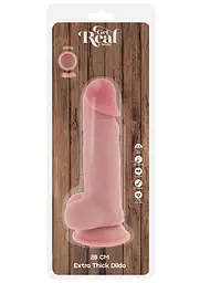 Фалоімітатор Deluxe Dual Density Thick 28 см (тілесний) - мініатюра 3