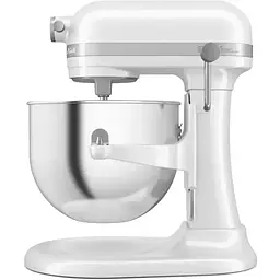 Планетарний міксер KitchenAid Heavy Duty з підйомною чашею 6.6 л білий (5KSM70JPXEWH) - мініатюра 2