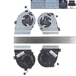Вентилятори для HP Pavilion 15-cs 15t-cs 15-cw TPN-Q208 TPN-Q210, (GTX CPU+GPU, L40619-001+L40620-001, Аналог) - мініатюра 3