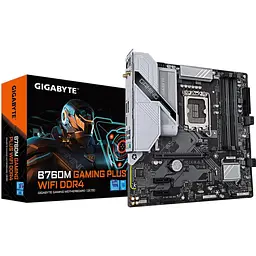 Материнська плата GIGABYTE B760M GAMING PLUS WIFI DDR4 (B760M GAMING PLUS WIFI DDR4) (Socket 1700, Intel B760, Micro-ATX) - мініатюра 4