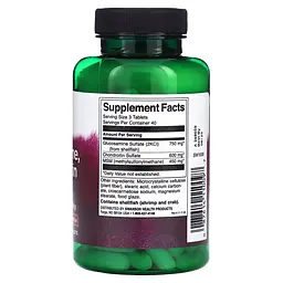 Препарат для суглобів і зв'язок Swanson Glucosamine, Chondroitin & MSM (3 per day) Highest Strength, 120 таблеток - мініатюра 2