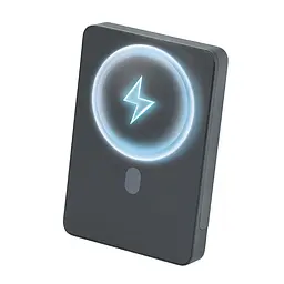 Повербанк (Power Bank) Brevia ePower 10000mAh MagSafe SuperSlim PD20W, Qі15W LCD чорний(45530MSB)