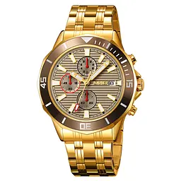 Чоловічий наручний годинник 9335GDGY Gold-Grey Skmei acs0030901