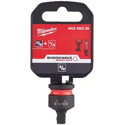 Перехідник ударний для головок ShW MILWAUKEE з квадрата 3/8" на 1/4'' квадрат