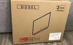 Дзеркало Dusel DE-M3001 75x120 см, Білий - мініатюра 7