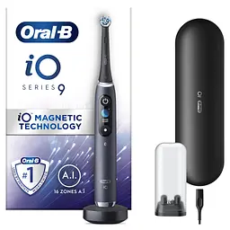 Электрическая зубная щетка Oral-B iO Series 9N IOM9.1B2.2AD Black Onyx + чохол (4210201449485)