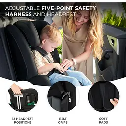 Автокрісло Kinderkraft Safety Fix 2 i-Size Black KCSAFI02BLK0000 (00-00305218) - мініатюра 15
