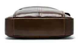 Ділова чоловіча сумка шкіряна 14789 Vintage коричнева - мініатюра 5