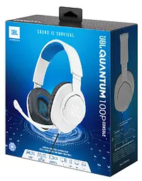 Навушники QUANTUM 100P Console White (JBLQ100PWHTBLU) JBL teh0021221 - мініатюра 6