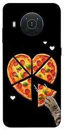 Чохол Demsky Pizza Love Cat для Nokia X10 / X20