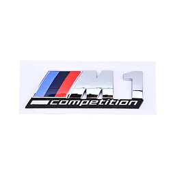 Емблема напис M1 competition для BMW хром пластик (на скотчі)