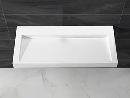 Раковина AsigNatura Stream 120x46 35731804, Білий матовий - мініатюра 2