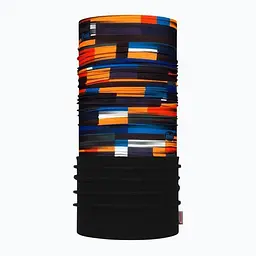 Шарф-труба дитяча (8-12) Buff Junior Polar, Fynch Multi Чорний-Помаранчевий