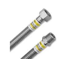 Шланг для газу WATERSTAL 1,2м 1/2" з нерж.сталі AISI 304