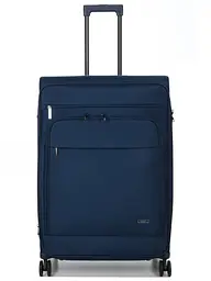 Валіза велика Airtex 829 поліестер TSA замок Темно-синій - мініатюра 5