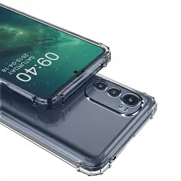 Панель BeCover Anti-Shock для Motorola Moto E32s Clear (709826) - мініатюра 2