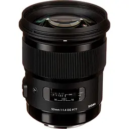 Об'єктив Sigma AF 50mm F1.4 DG HSM Art Canon EF 00-85126-31154-4 [88486]