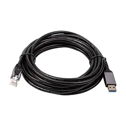 Кабель для передавання даних PowerPlant USB AM to RJ45 Ethernet CAT6 UTP 5.0m (CA915002) - мініатюра 2