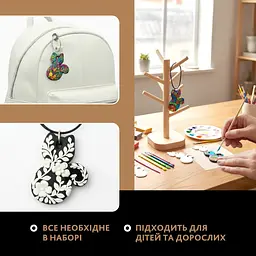 Творчий набір для виготовлення прикрас Котик PG-001A із полімерної глини - мініатюра 7
