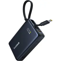 Зовнішній акумулятор Baseus PicoGo Digital Display 10000mAh 45W Black (P10076803123-00) [132871]