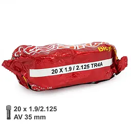 Камера велосипедна Deestone 20x1.9/2.125 AV 35 мм (G0000399) - мініатюра 3
