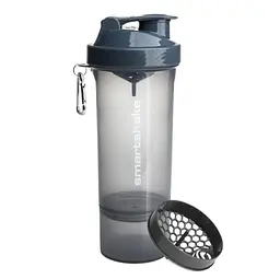 Шейкер спортивний SmartShake Slim 500 мл Gray (10252901) - мініатюра 3