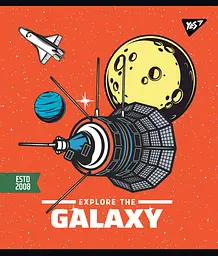 Набір зошитів Yes Galaxy exploring А5 в лінійку 12 аркушів 10 шт. (765165) - мініатюра 3
